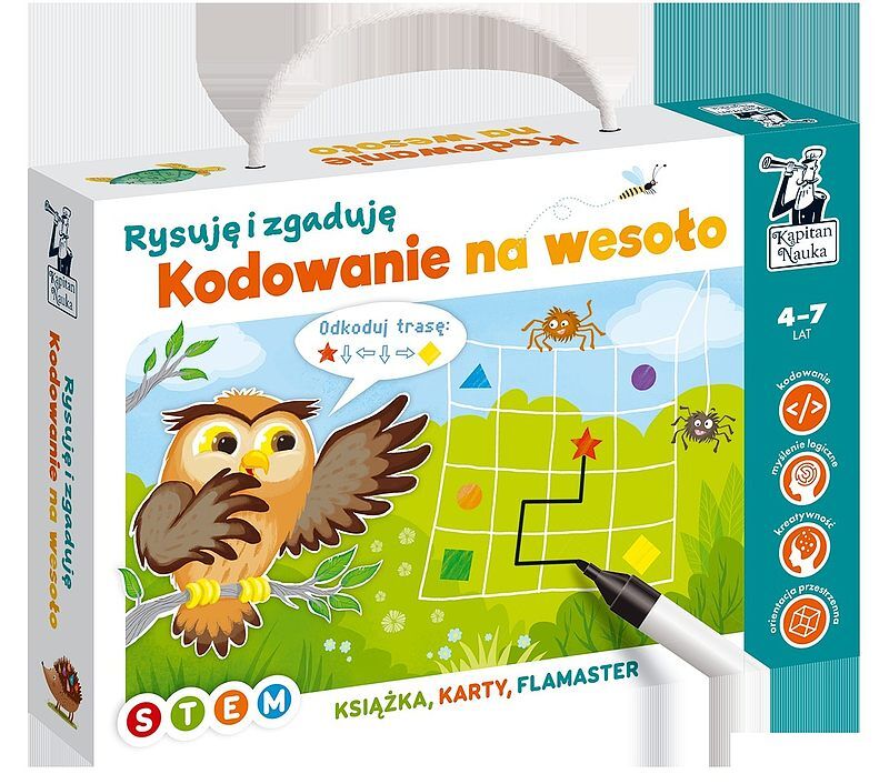 Kodowanie na wesoło. Rysuję i zgaduję. Kapitan Nauka