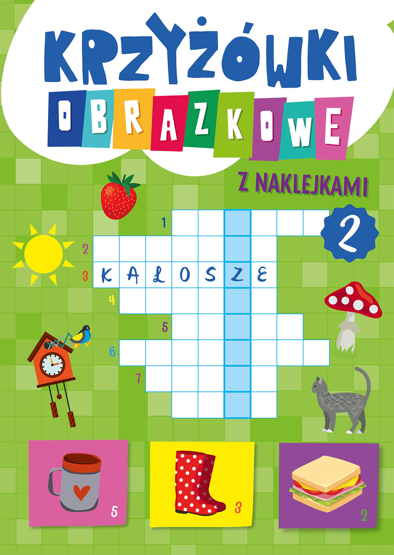 Krzyżówki obrazkowe z naklejkami 2