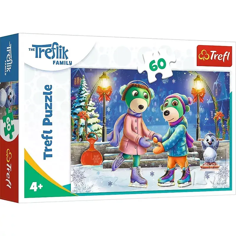 Puzzle 60 zima u treflików 17383