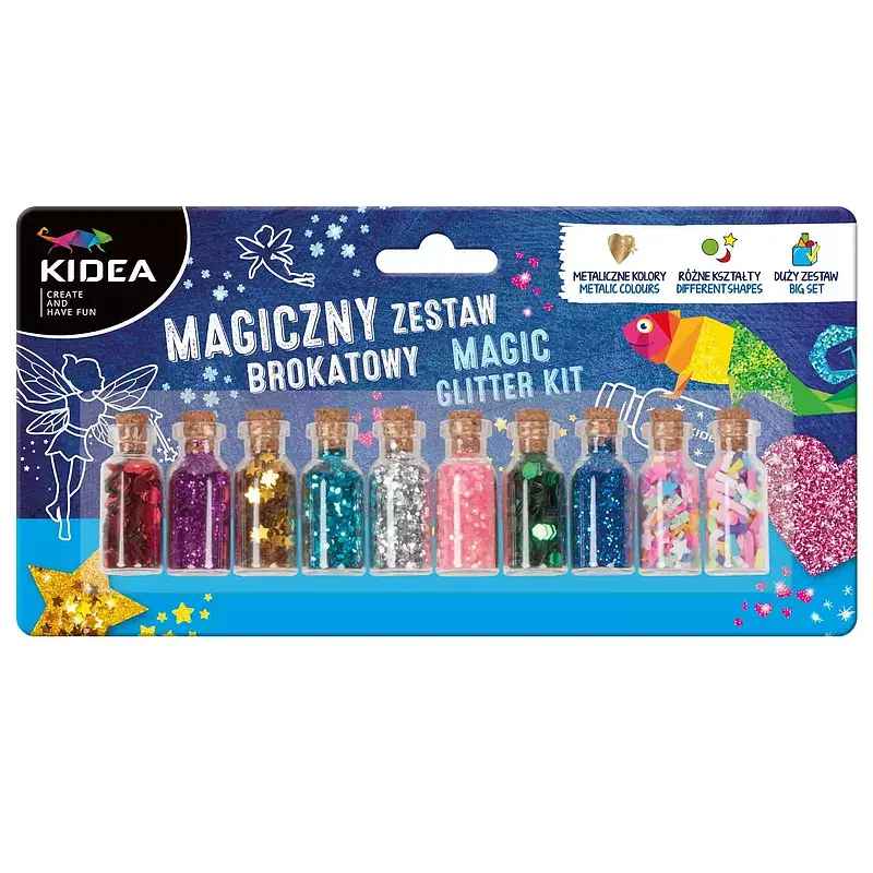 Magiczny zestaw brokatowy kidea