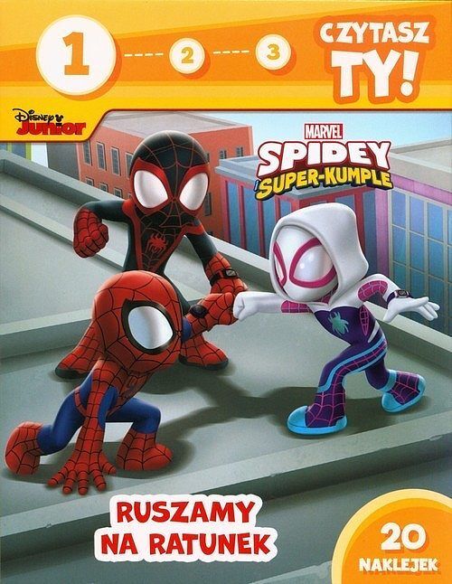 1, 2, 3, czytasz ty! Poziom 1. Spidey i superkumple. Ruszamy na ratunek. Marvel