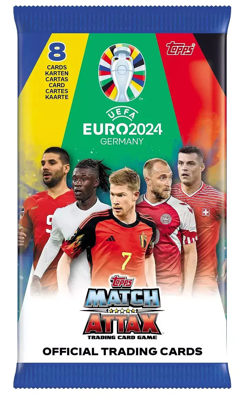 Euro 2024 topps cards saszetki z kartami 1 szt. Mix