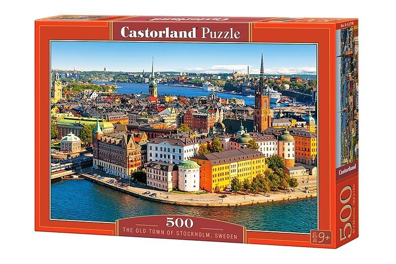 Puzzle 500 el.: The Old Town of Stockholm, Sweden