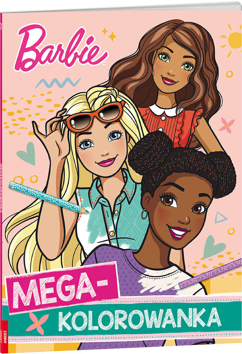 Barbie megakolorowanka kol-1104