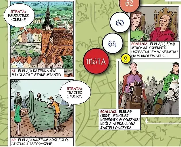 Wędrówki z Mikołajem Kopernikiem - gra planszowa