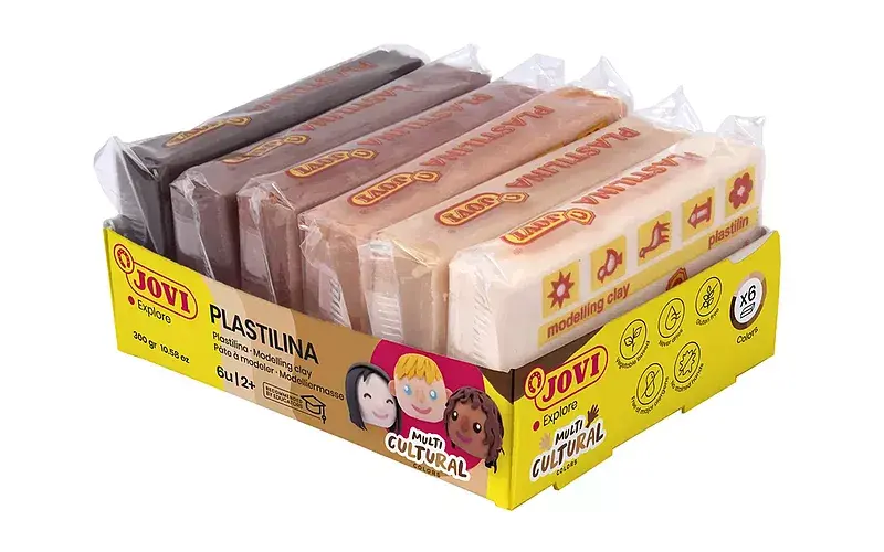 Plastelina cielista 6 kolorów po 50 g