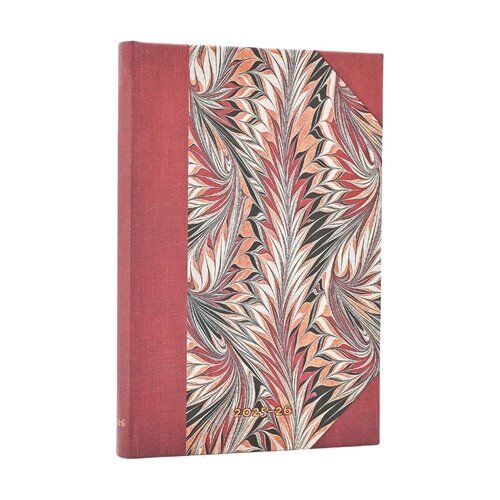 Kalendarz Paperblanks 2025/2026 Rubedo, Cockerell Marbled Paper Mini