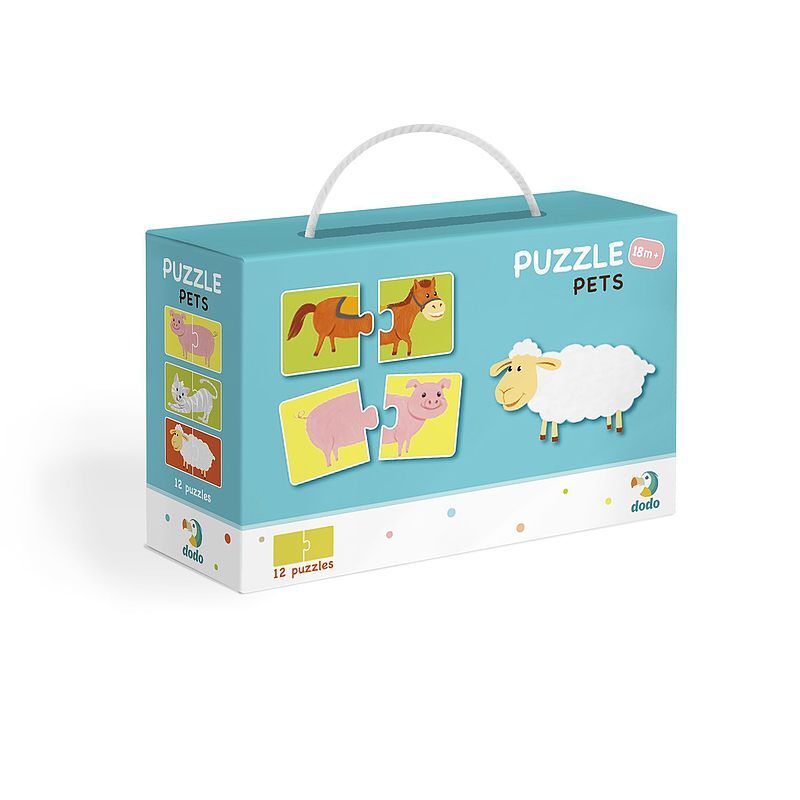 Puzzle duo połówki zwierzęta dop300115