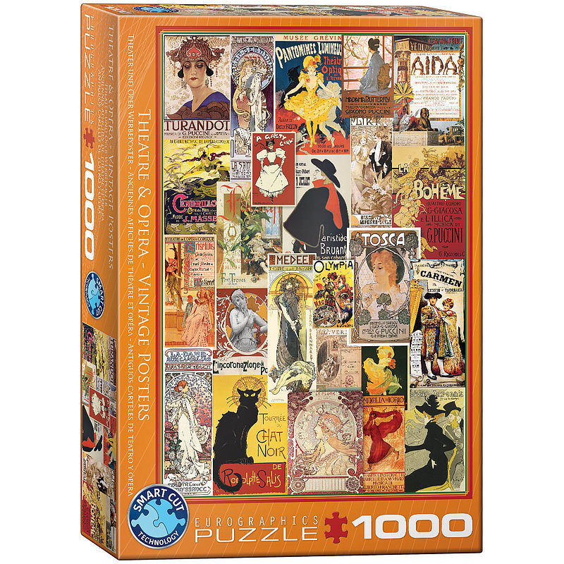 Puzzle 1000 theater & opera vintage art 6000-0935