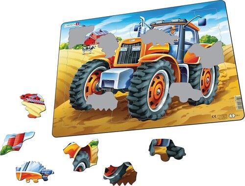 Układanka Traktor Puzzle rozmiar M 37 elementów