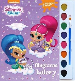 Magiczne kolory malowany świat shimmer and shine