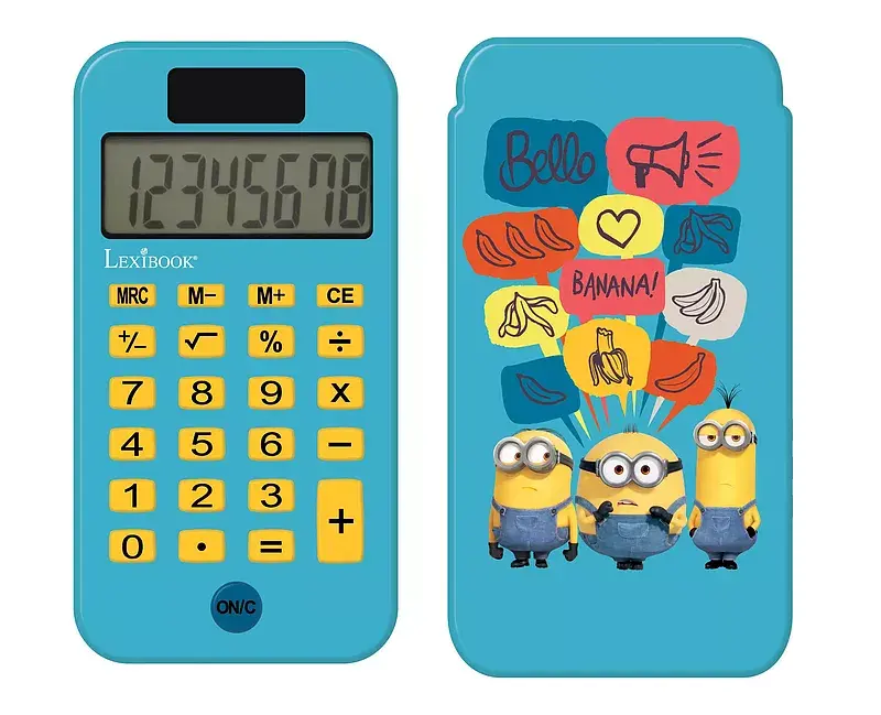 Kalkulator kieszonkowy minionki z osłoną ochronną c45des