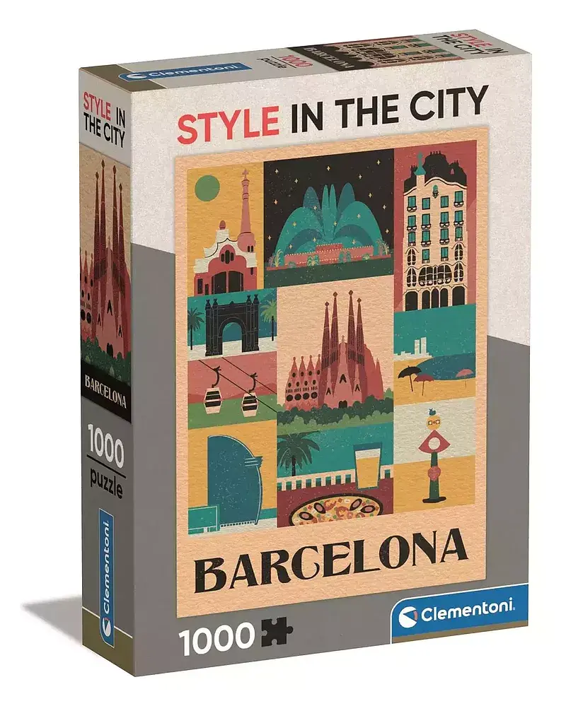 Puzzle 1000 compact barcelona 39847