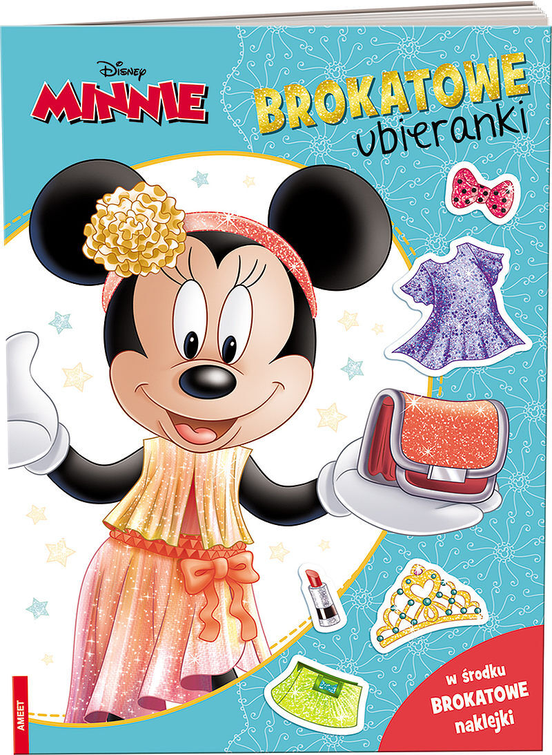 Minnie brokatowe ubieranki sdlb-9103