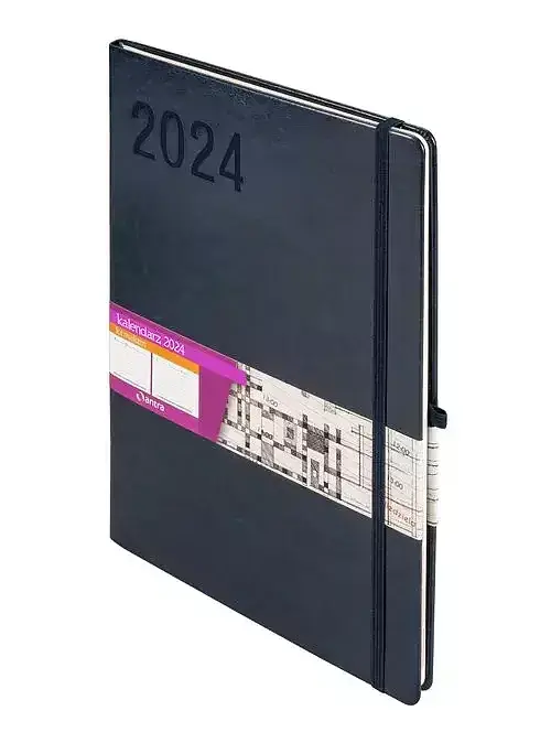 Kalendarz 2024 formalizm a4 granat tdw