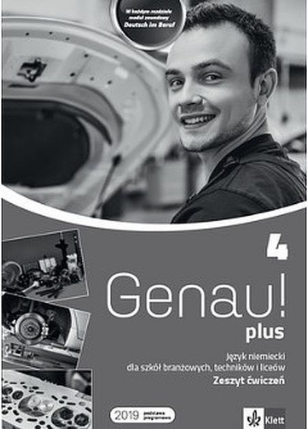 Genau plus 4 język niemiecki ćwiczenia + kod dostępu