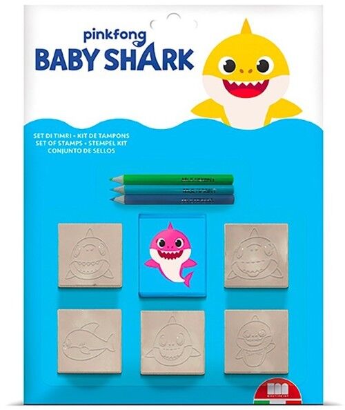 Pieczątki Baby Shark 5 sztuk