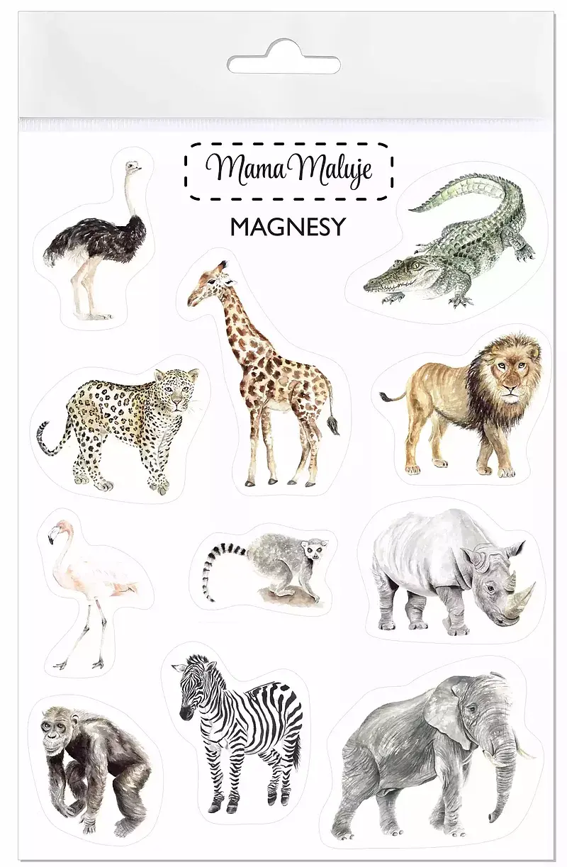 Magnesy zwierzęta afryki