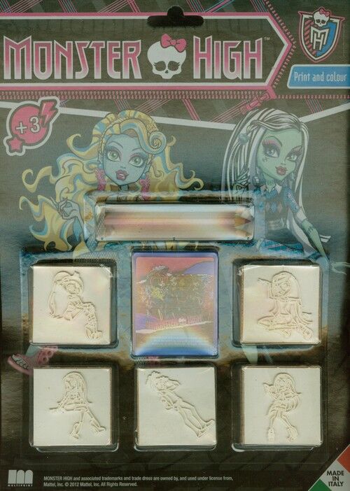 Pieczątki Blister Monster High