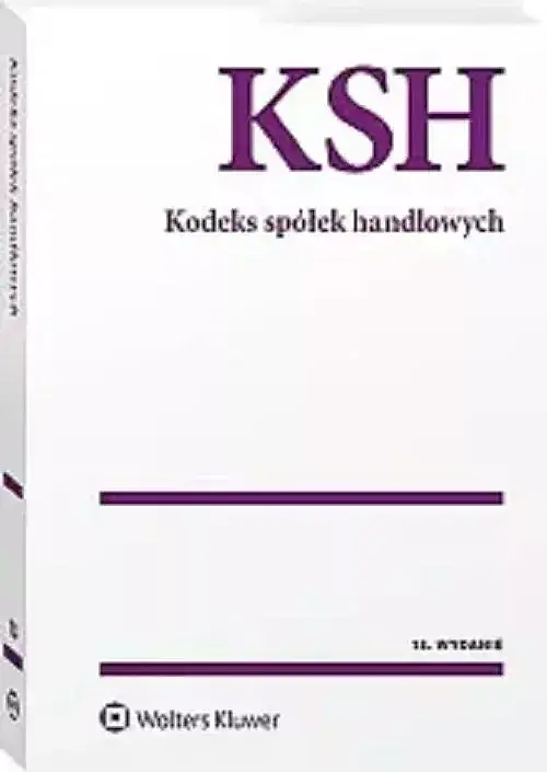 Kodeks spółek handlowych Przepisy w.13/23