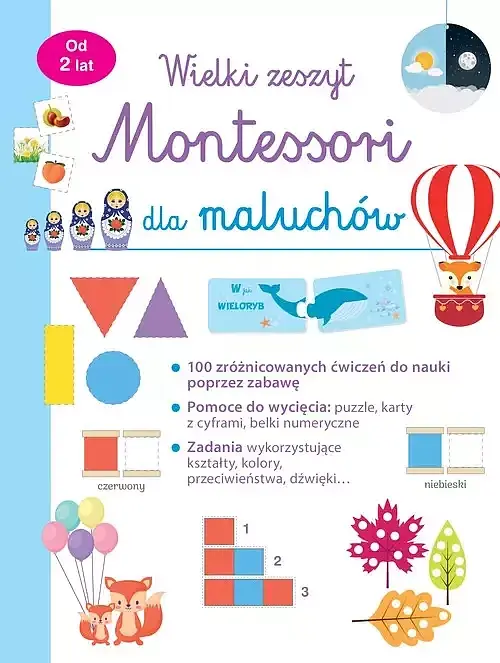 Mój wielki zeszyt Montessori dla maluchów