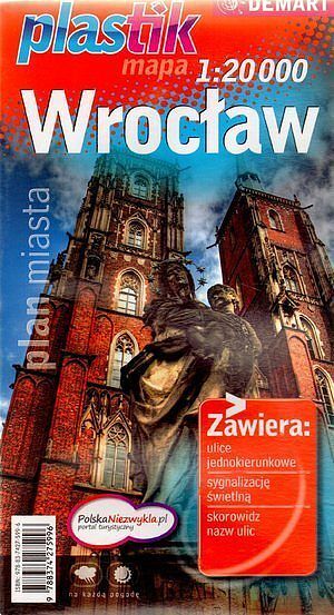 Wrocław. Mapa Plastik w skali 1:20 000