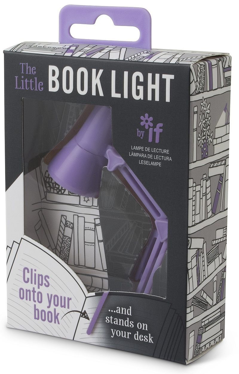 The little book light - lampka do książki - liliowa