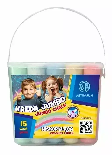 Kreda jumbo wiaderko fun astra 15 szt
