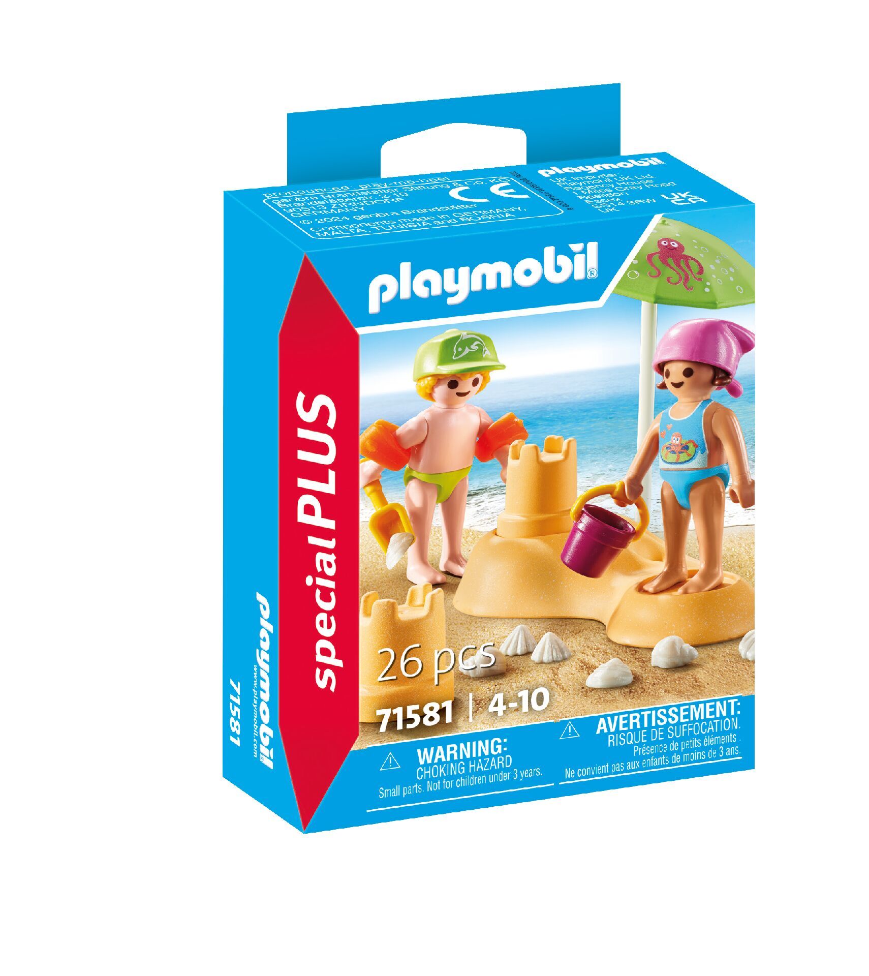 Playmobil Dzieci i zamek z piasku 71581
