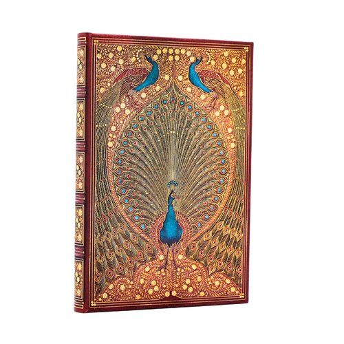 Notatnik w linie Paperblanks Hafiz's Peacocks Mini