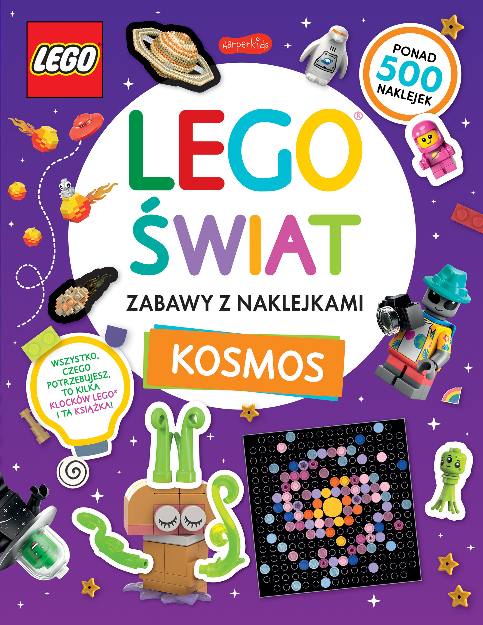 LEGO® świat. Zabawy z naklejkami. Kosmos