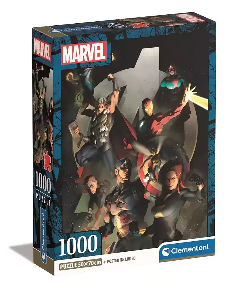 Puzzle 1000 compact marvel the avengers 39809