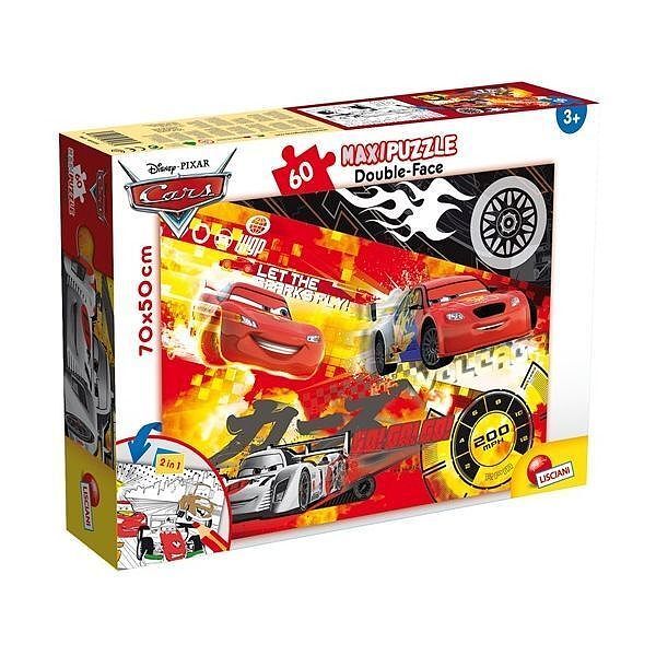 Puzzle dwustronne maxi Auta 60
