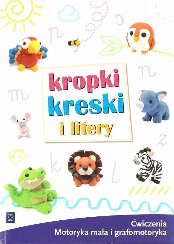 Kropki kreski i litery ćwiczenia grafomotoryczne dla 5-6 latków