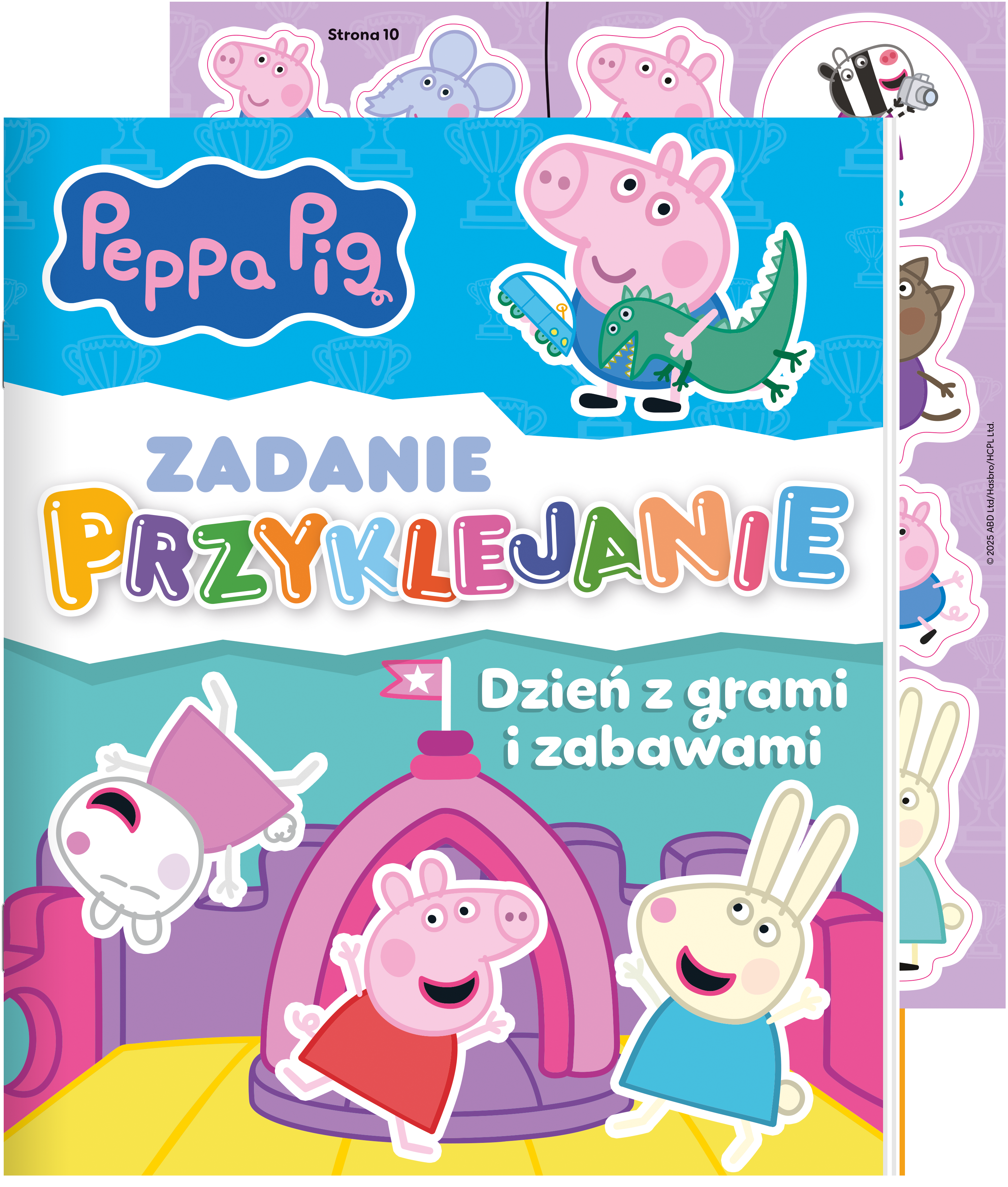 Peppa Pig. Zadanie przyklejanie