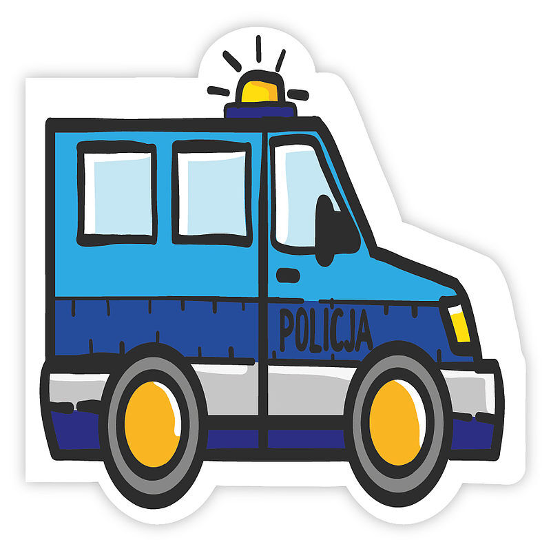 Karnet twarda oprawa policja