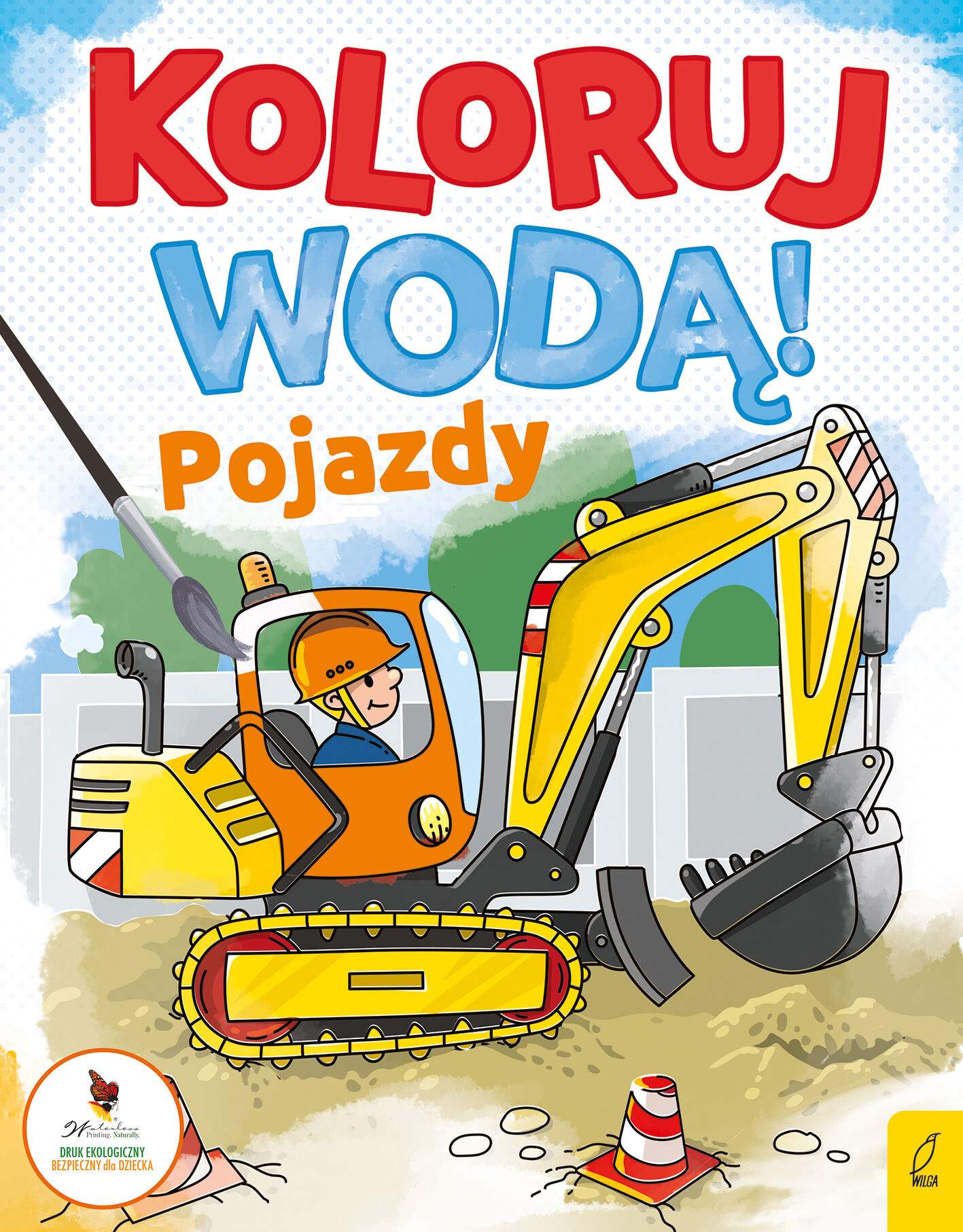 Koloruj wodą. Pojazdy