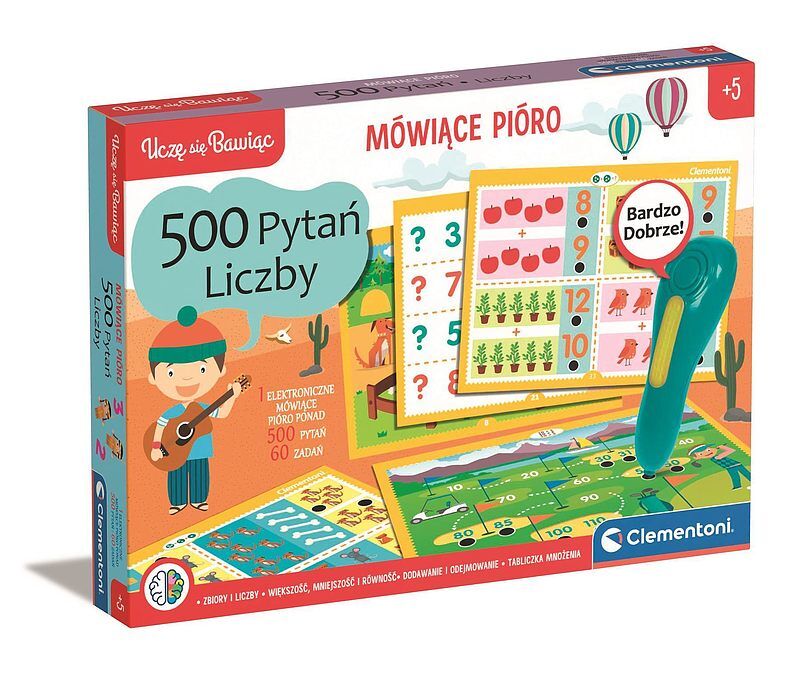 Mówiące Pióro 500 Pytań Liczby