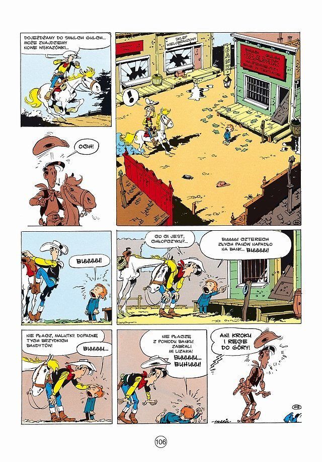 Lucky Luke - Sędzia, Na podbój Oklahomy, Ucieczka Daltonów