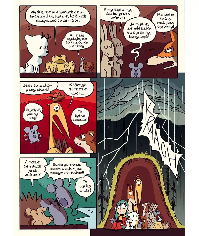 Hilda i Rożek - 01 - Ucieczka przed deszczem