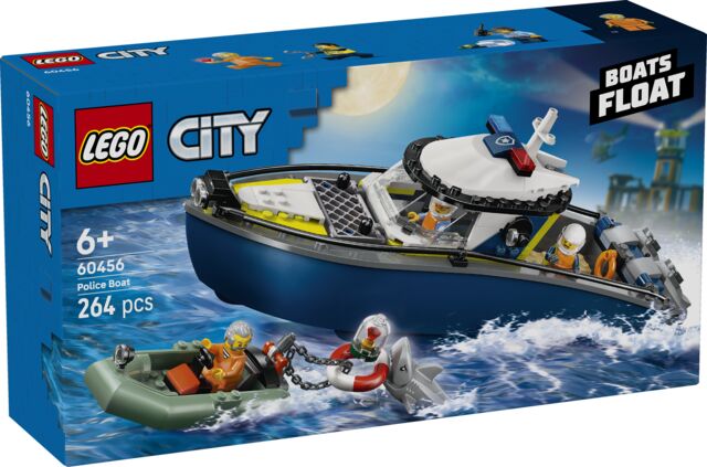 LEGO City Pościg łodzią policyjną 60456