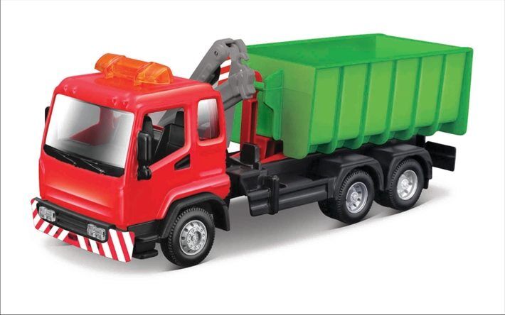 Bburago Model Ciężarówka z żurawiem 18-32264