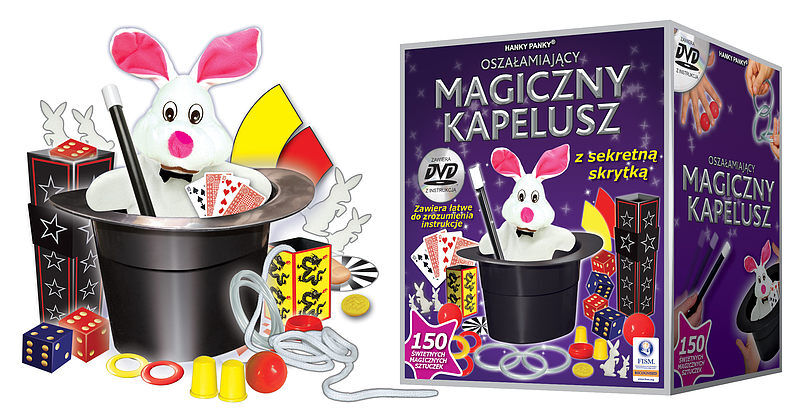 Zestaw magiczny kapelusz
