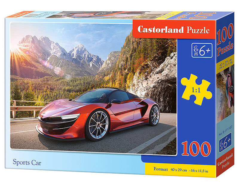 Puzzle 100 sportowy samochód