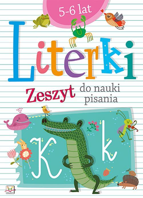 Literki 5-6 lat - zeszyt do nauki pisania