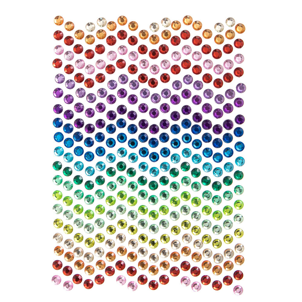 Kryształki samoprzylepne Rainbow Dust 6mm 337szt.