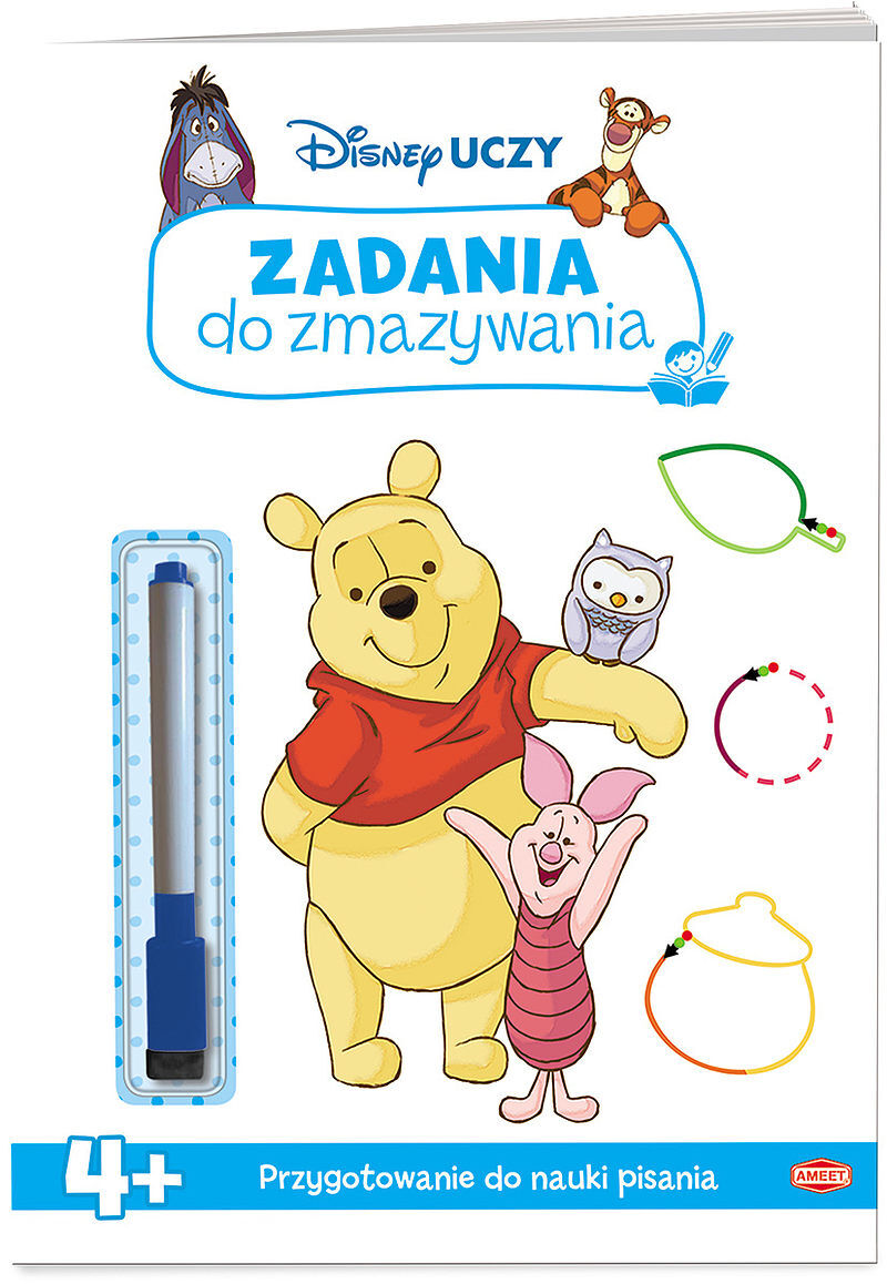 Disney uczy kubuś i przyjaciele zadania do zmazywania uptc-9305