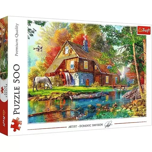 Puzzle 500 Chatka nad rzeką