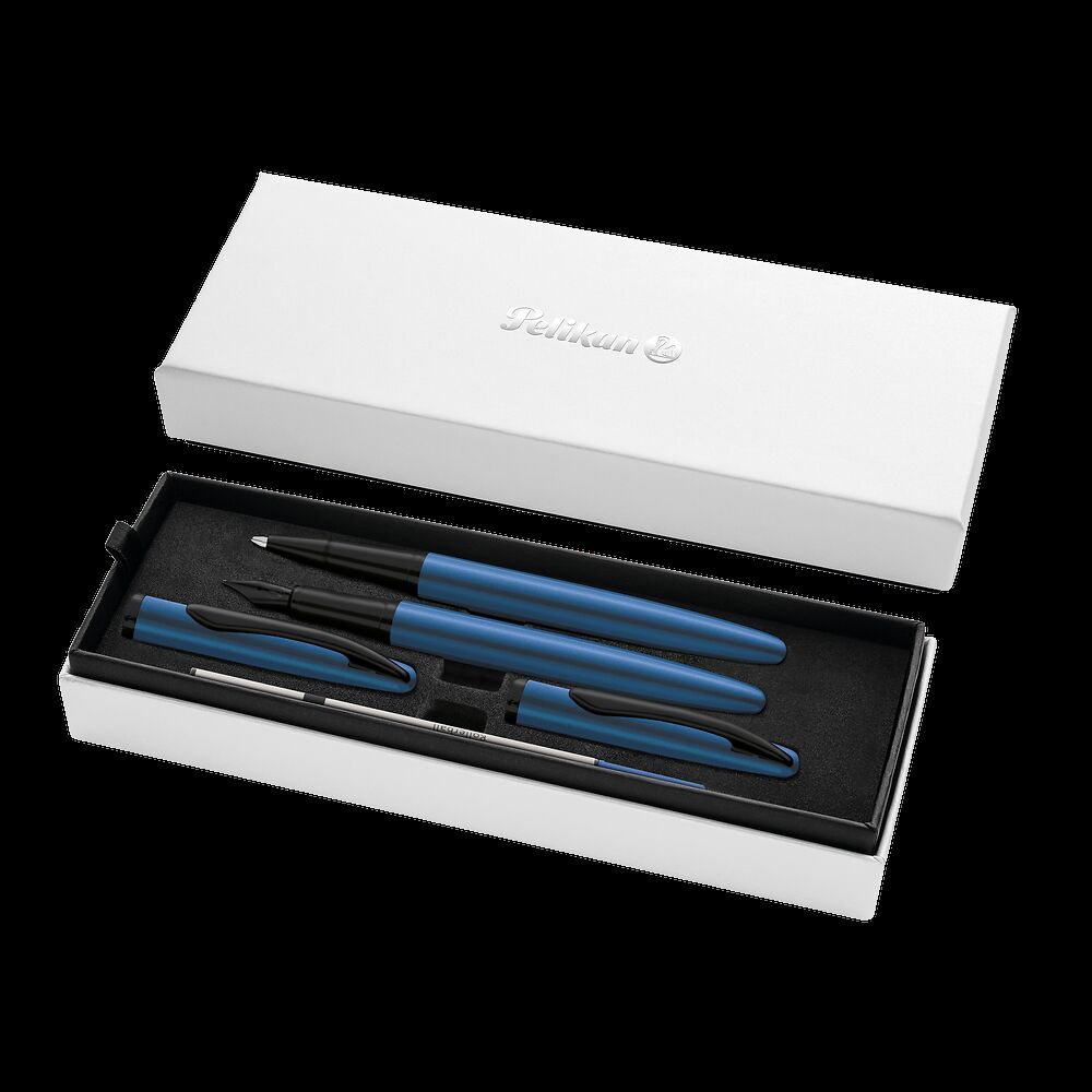 Pióro wieczne Pelikan +pióro kulkowe Jazz Noble Elegance Aqua