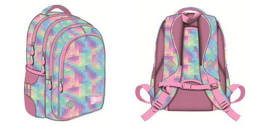Plecak 4-komorowy Pastel Pixels